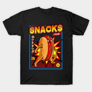 snacks club hotdog T-Shirt